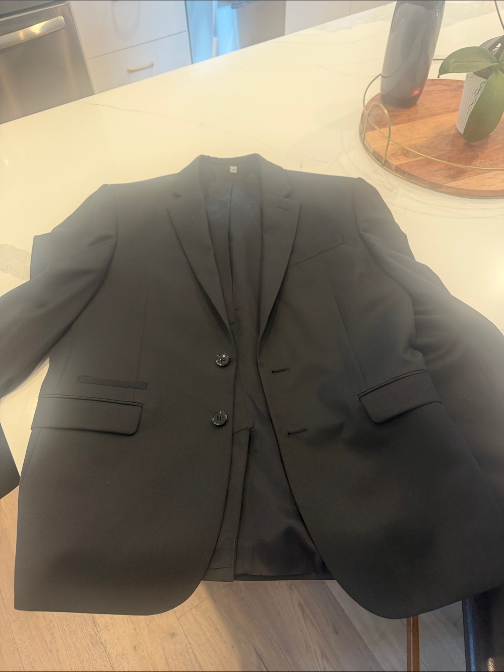 Express “Photographer” Fitted Black Blazer
